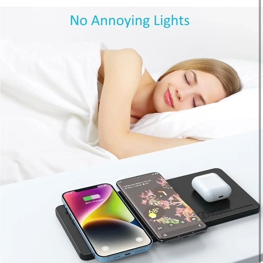 Wireless Charging Station - Black (054)